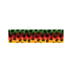 Cannabis Rasta Pattern Print Bed Runner