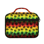 Cannabis Rasta Pattern Print Briefcase Bible Bag