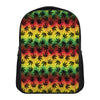 Cannabis Rasta Pattern Print Casual Backpack