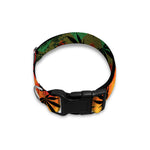 Cannabis Rasta Pattern Print Dog Collar