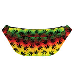 Cannabis Rasta Pattern Print Fanny Pack