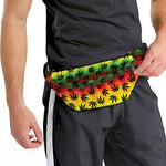 Cannabis Rasta Pattern Print Fanny Pack