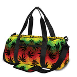 Cannabis Rasta Pattern Print Gym Bag