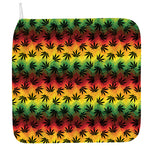 Cannabis Rasta Pattern Print Hand Towel