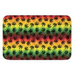 Cannabis Rasta Pattern Print Indoor Door Mat