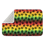 Cannabis Rasta Pattern Print Indoor Door Mat