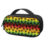 Cannabis Rasta Pattern Print Insulin Cooler Travel Case