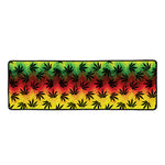 Cannabis Rasta Pattern Print Long Kitchen Mat