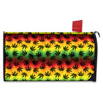 Cannabis Rasta Pattern Print Mailbox Cover