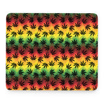 Cannabis Rasta Pattern Print Mouse Pad