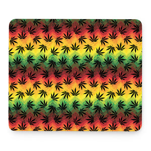 Cannabis Rasta Pattern Print Mouse Pad