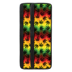 Cannabis Rasta Pattern Print Refrigerator Handle Covers