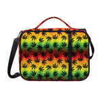 Cannabis Rasta Pattern Print Shoulder Strap Bible Bag