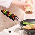 Cannabis Rasta Pattern Print Skillet Handle Cover