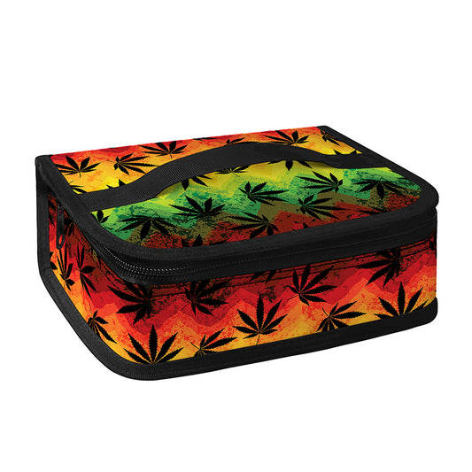 Cannabis Rasta Pattern Print Small Lunch Bag