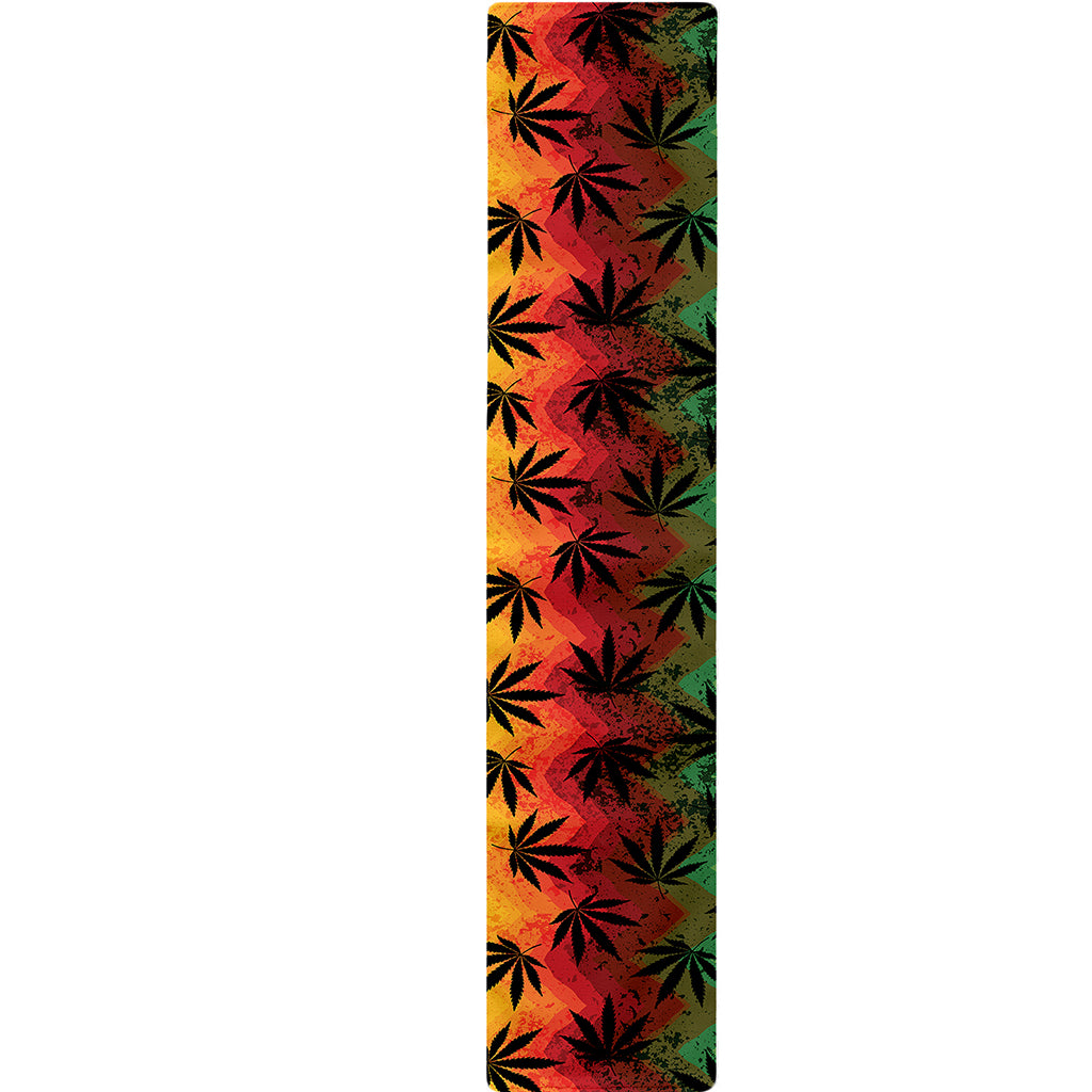 Cannabis Rasta Pattern Print Table Runner