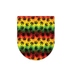 Cannabis Rasta Pattern Print Toilet Lid Cover