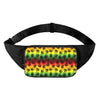 Cannabis Rasta Pattern Print Waist Bag