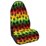 Cannabis Rasta Pattern Print Waterproof Car Seat Cover