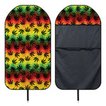 Cannabis Rasta Pattern Print Waterproof Car Seat Cover