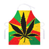 Cannabis Rasta Print Adjustable Apron