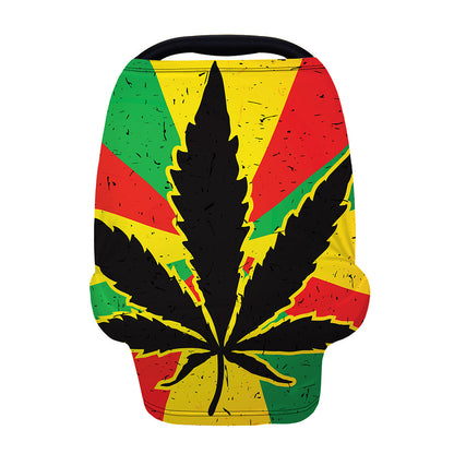 Cannabis Rasta Print Baby Seat Cover