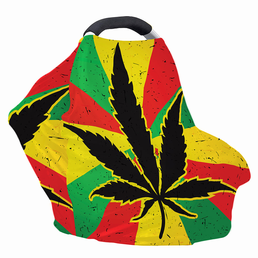 Cannabis Rasta Print Baby Seat Cover