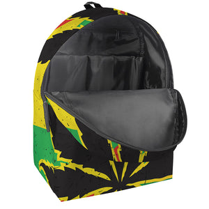 Cannabis Rasta Print Backpack