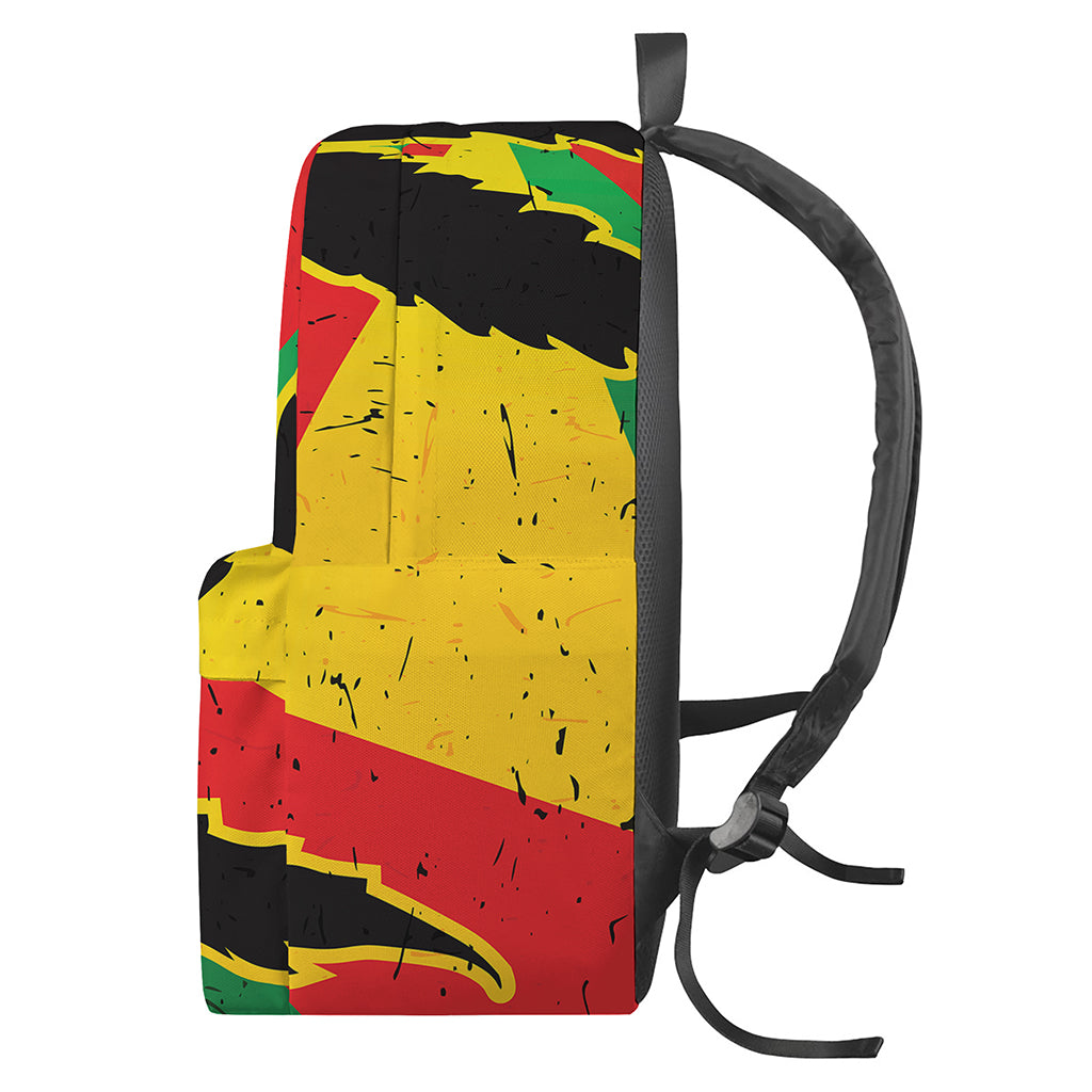 Cannabis Rasta Print Backpack