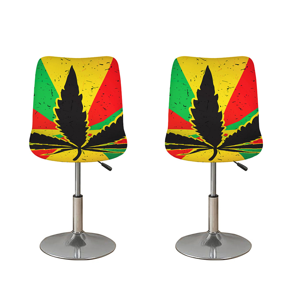 Cannabis Rasta Print Bar Stool Covers