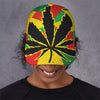 Cannabis Rasta Print Baseball Cap