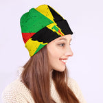 Cannabis Rasta Print Beanie