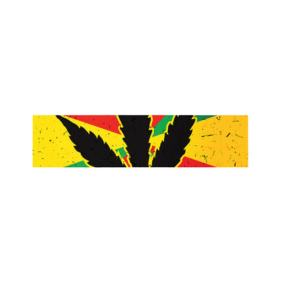 Cannabis Rasta Print Bed Runner
