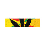 Cannabis Rasta Print Bed Runner