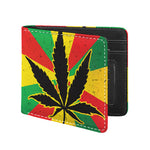 Cannabis Rasta Print Bifold Wallet