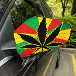 Cannabis Rasta Print Car Side Mirror Covers