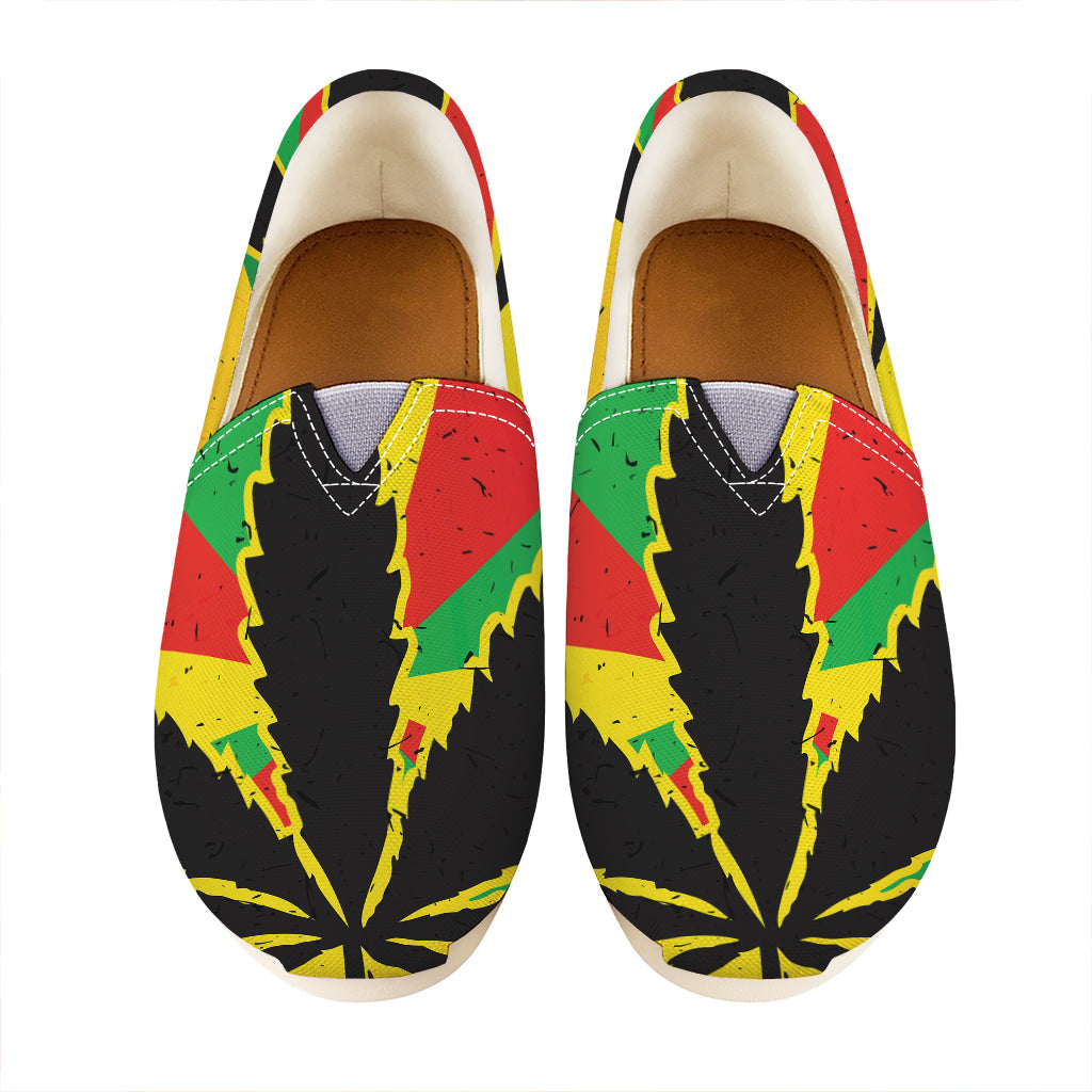 Cannabis Rasta Print Casual Shoes