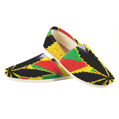 Cannabis Rasta Print Casual Shoes