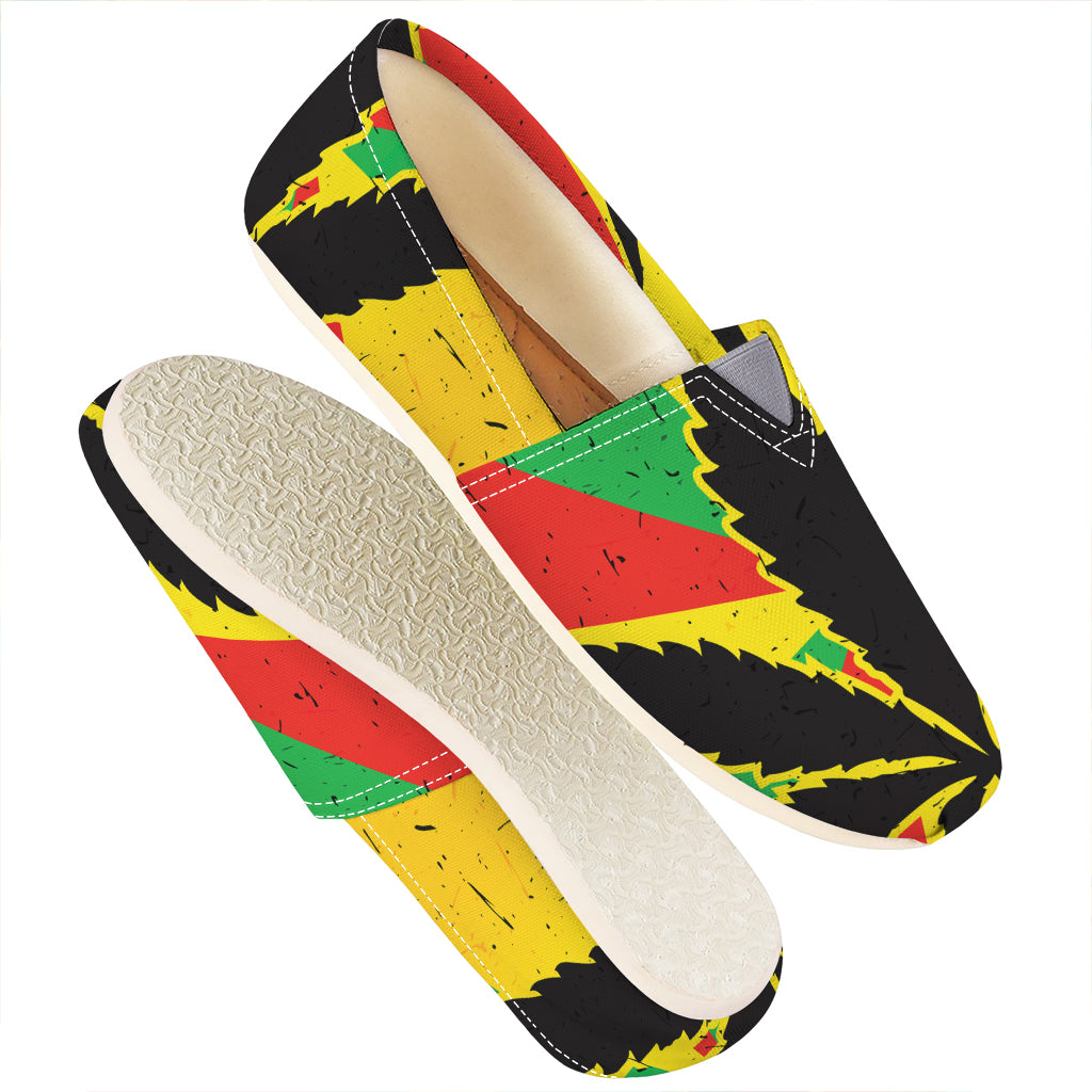 Cannabis Rasta Print Casual Shoes