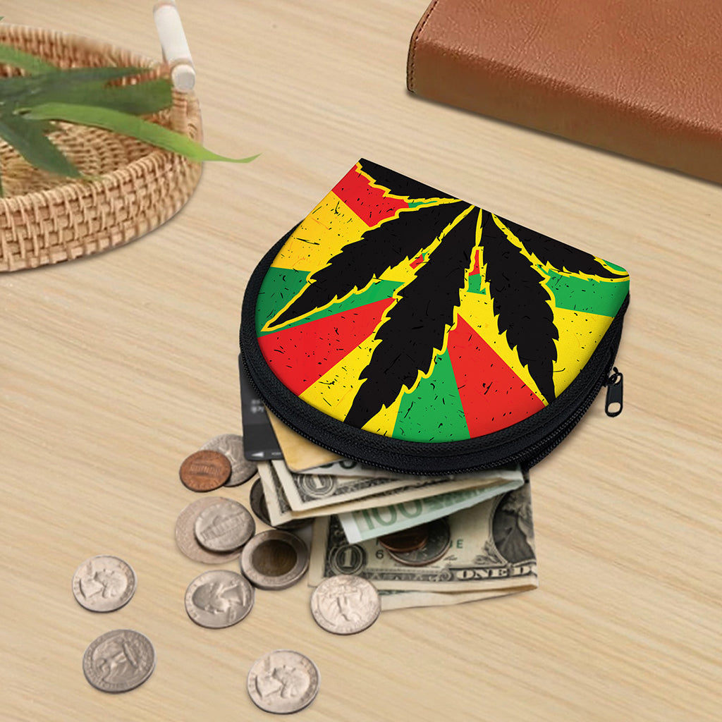 Cannabis Rasta Print Coin Purse