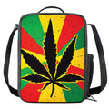 Cannabis Rasta Print Crossbody Lunch Bag