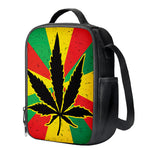 Cannabis Rasta Print Crossbody Lunch Bag