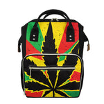 Cannabis Rasta Print Diaper Bag