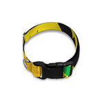 Cannabis Rasta Print Dog Collar