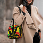 Cannabis Rasta Print Double Strap Bible Bag