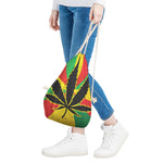 Cannabis Rasta Print Drawstring Bag