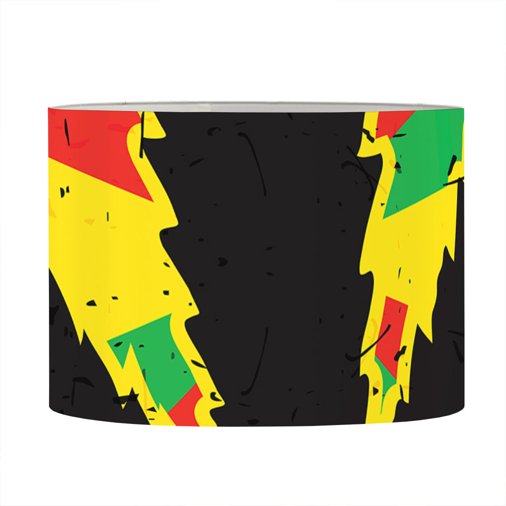 Cannabis Rasta Print Drum Lamp Shade