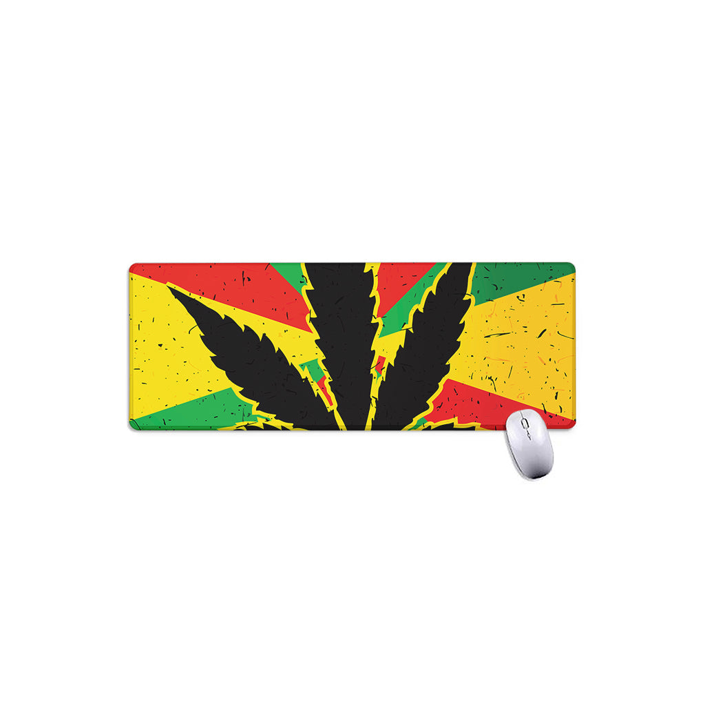 Cannabis Rasta Print Extended Mouse Pad