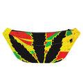 Cannabis Rasta Print Fanny Pack