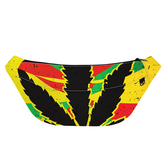 Cannabis Rasta Print Fanny Pack